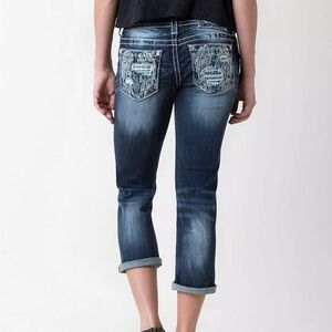 Miss Me JE8664C Signature Stretch Cropped Jeans Size 27